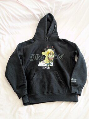 Dim Mak Black Steve Aoki Mutant Ape 13735 Hoodie S